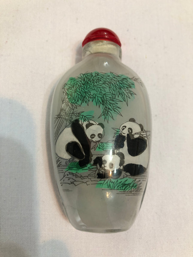 Inside Painted Oriental Snuff/Scent Bottle.