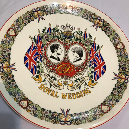 Wedgwood Charles & Diana Souvenir Wedding Plate.