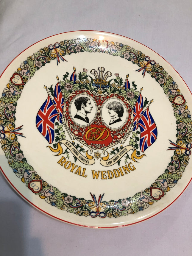 Wedgwood Charles & Diana Souvenir Wedding Plate.