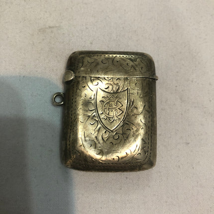 Antique Silver Vesta Case.