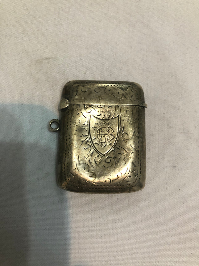 Antique Silver Vesta Case.