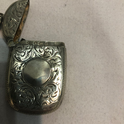 Antique Silver Vesta Case.