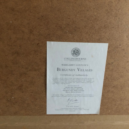 Limited Edition Margaret Loxton Print (Market Day Marsaunay)