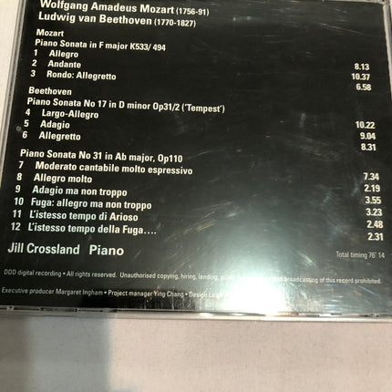 Jill Crossland Plays Mozart & Beethoven.