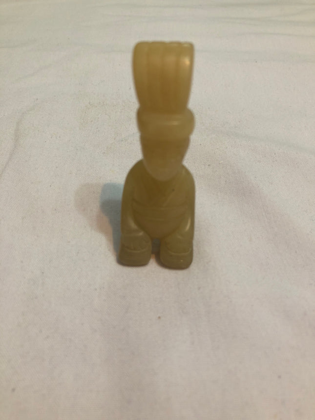 Miniature Jade Figurine.