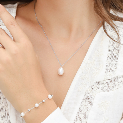 Pearl Bracelet in Sterling Silver