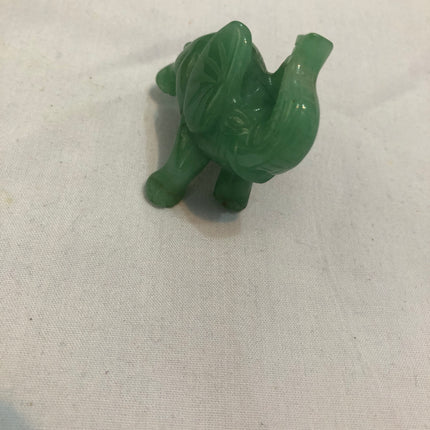 Oriental Jade Elephant Sculpture.