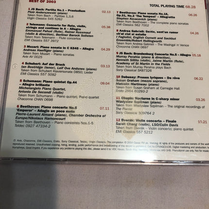 Classic FM Collection- Best Of 2003.