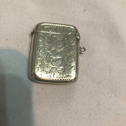 Antique Silver Vesta Case.
