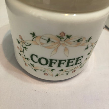 Johnson Bros Eternal Beau Coffee & Tea Containers.