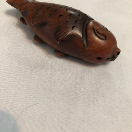 Vintage Carved Japanese Boxwood Netsuke.