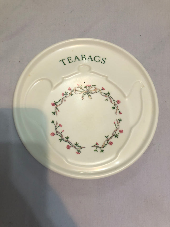 Johnson Bros Eternal Beau Tea Bag Plate.