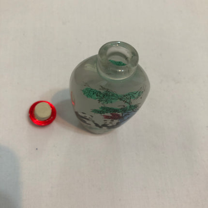 Inside Painted Oriental Snuff/Scent Bottle.