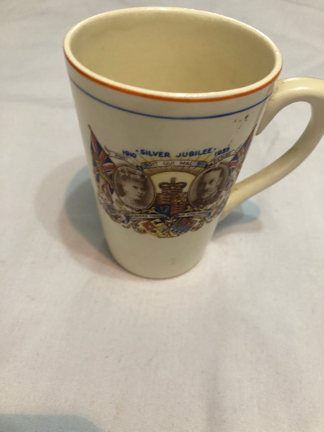 King George & Queen Mary Silver Jubilee Commemorative Cup.