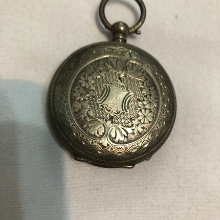Antique Silver Pocket Watch.