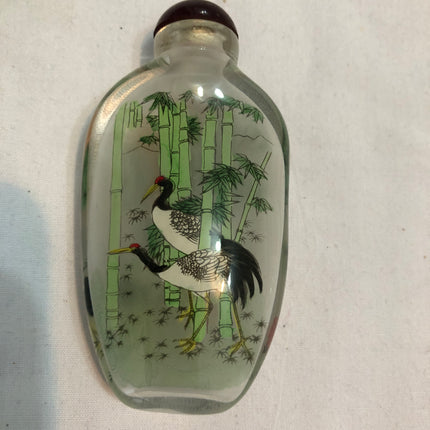 Inside Painted Oriental Snuff/Scent Bottle.