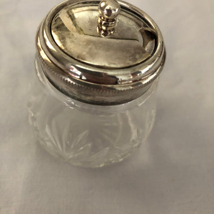 Edinburgh International Hand Cut Cruet Set.