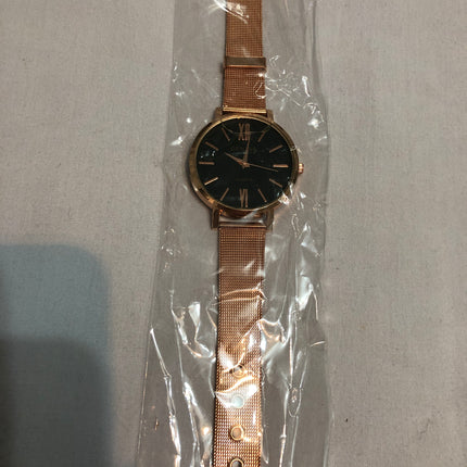 Brand New Gold Coloured Geneva Wristwatch.