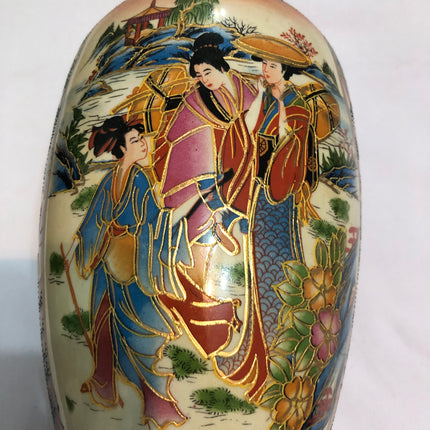Vintage Large Satsuma Vase.