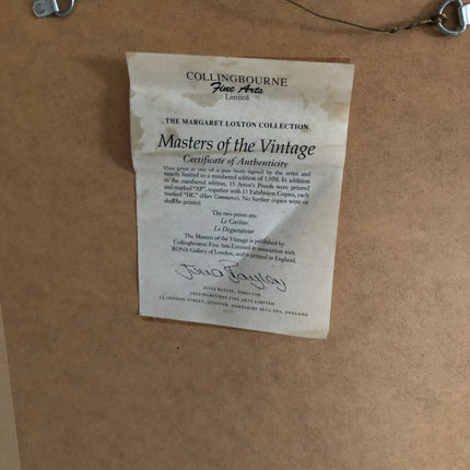 Limited Edition Margaret Loxton Print (Le Degustateur)