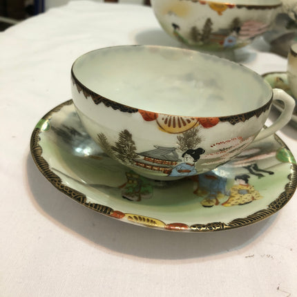 Antique Japanese Tea Service.