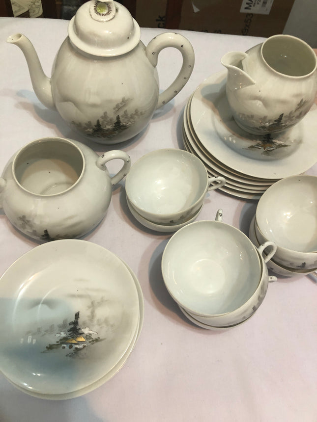 Antique Japanese Tea Service.
