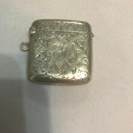 Antique Silver Vesta Case.