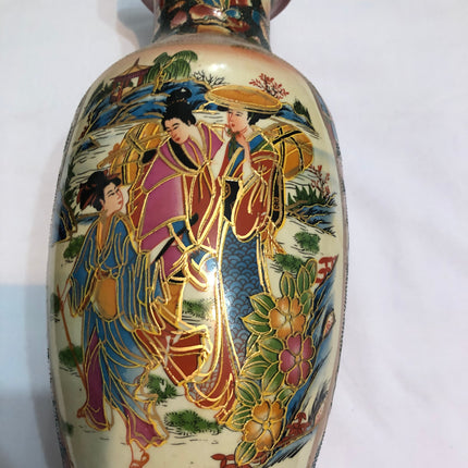 Vintage Large Satsuma Vase.