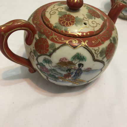 Japanese Satsuma Tea Set.