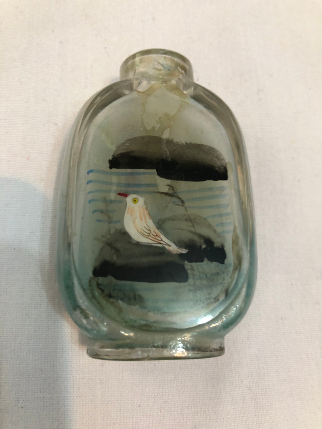 Inside Painted Oriental Snuff/Scent Bottle.