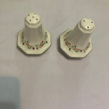 Johnson Bros Eternal Beau Salt & Pepper Pots.