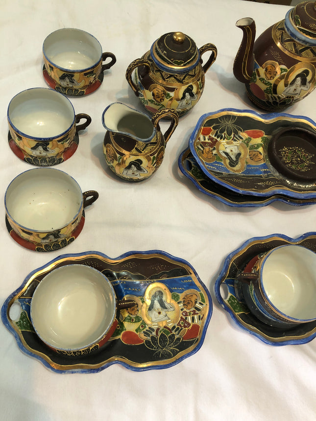 Antique Japanese Tea Service.