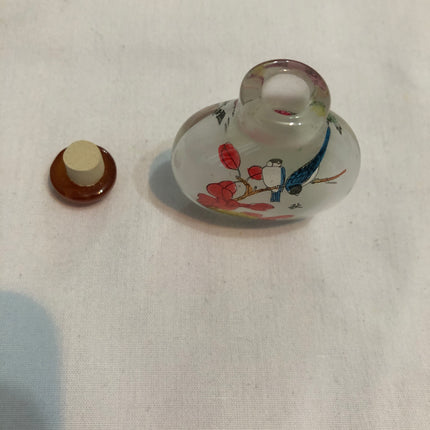 Inside Painted Oriental Snuff/Scent Bottle.