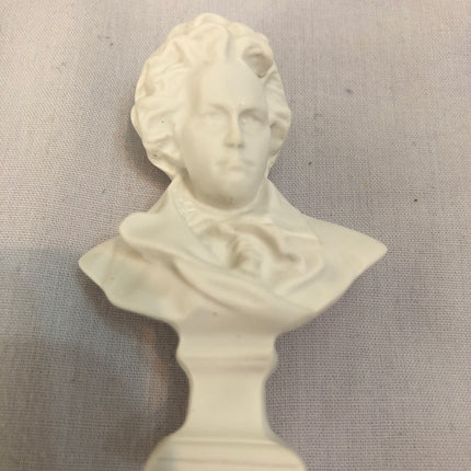 Lovely Carved Bust Of Ludwig Van Beethoven.