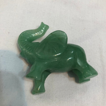 Oriental Jade Elephant Sculpture.