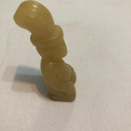 Miniature Jade Figurine.