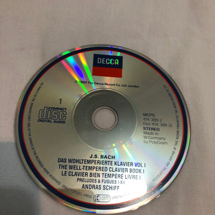 J S Bach Das Wohltemperierte Klavier 1.