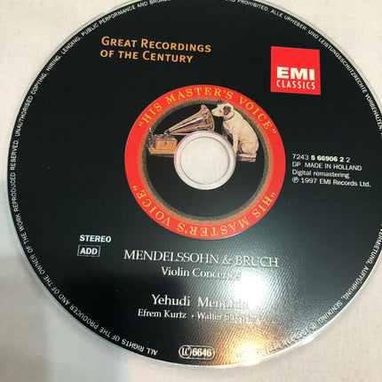 EMI Classics Mendelssohn & Bruch.