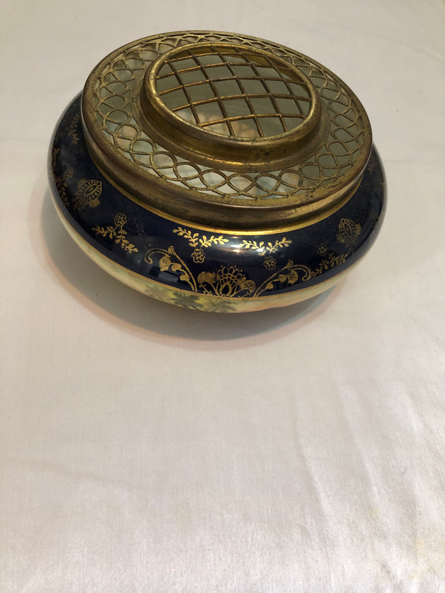 Camel China Desert Scene Antique Rose Bowl.