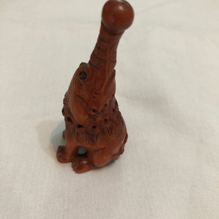 Vintage Carved Japanese Boxwood Netsuke.