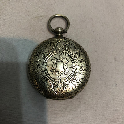 Antique Silver Ladies Pocket Watch.