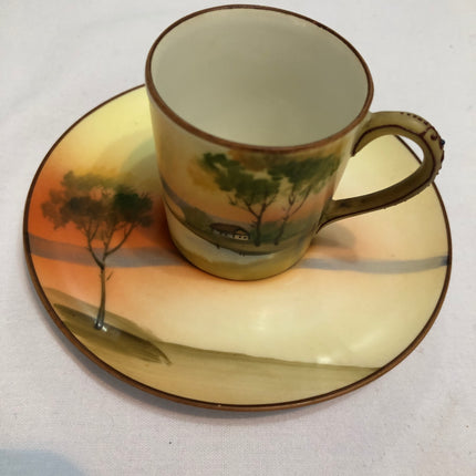 Noritake Cup & Saucer with Dish.