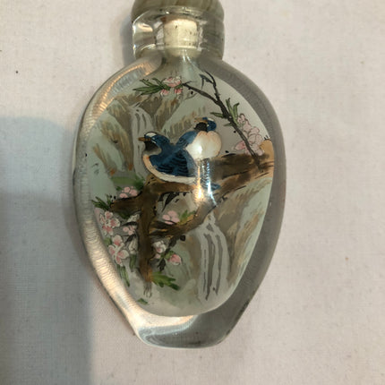 Inside Painted Oriental Snuff/Scent Bottle.