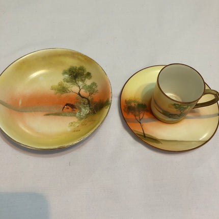 Noritake Cup & Saucer with Dish.