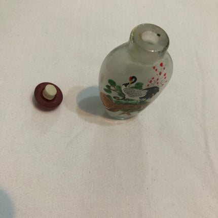 Inside Painted Oriental Snuff/Scent Bottle.