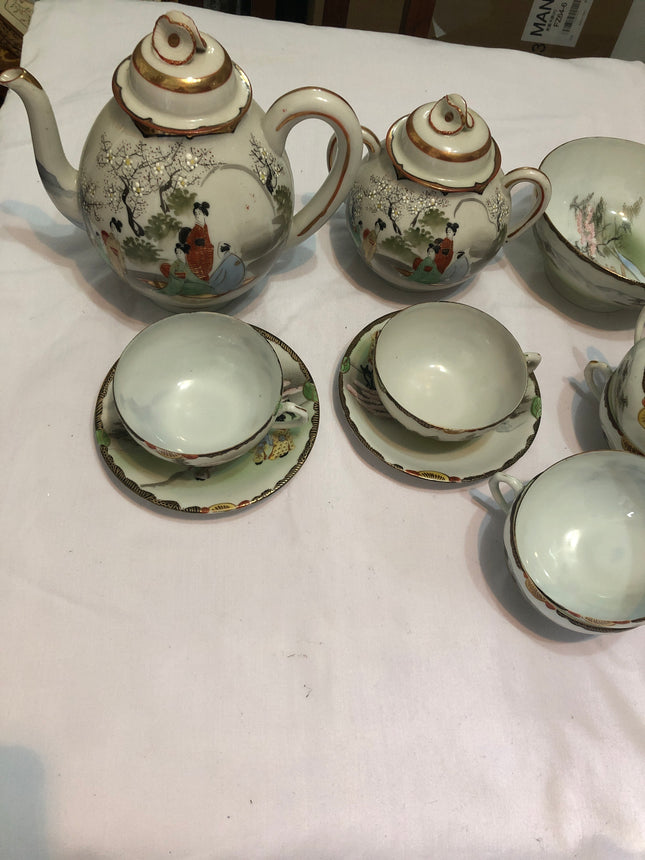 Antique Japanese Tea Service.