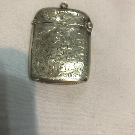 Antique Silver Vesta Case.