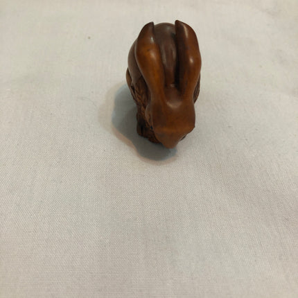 Vintage Carved Japanese Boxwood Netsuke.