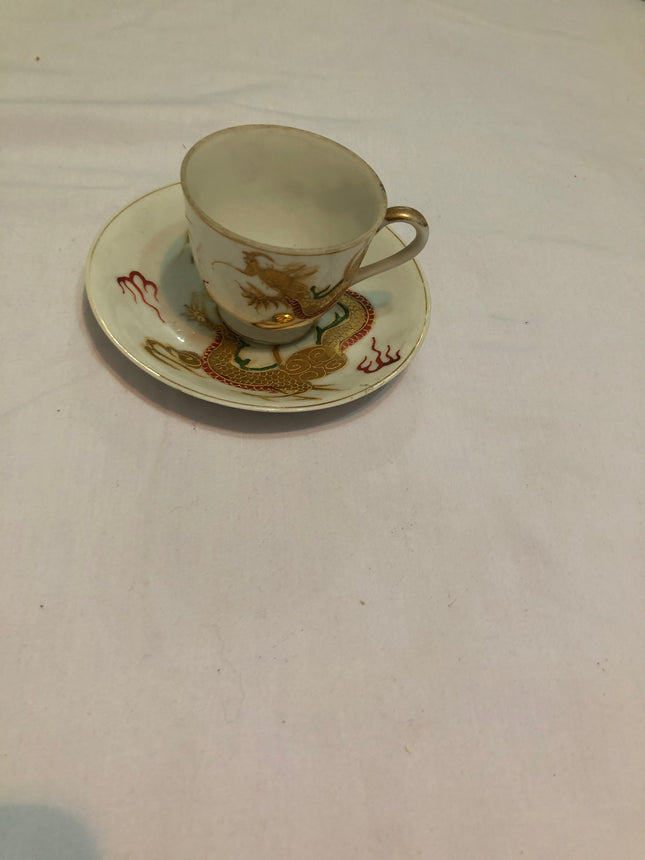 Satsuma Japanese Cup & Saucer.