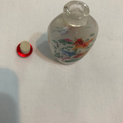 Inside Painted Oriental Snuff/Scent Bottles.